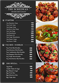 The Schezwan Chinese Restaurant menu 2