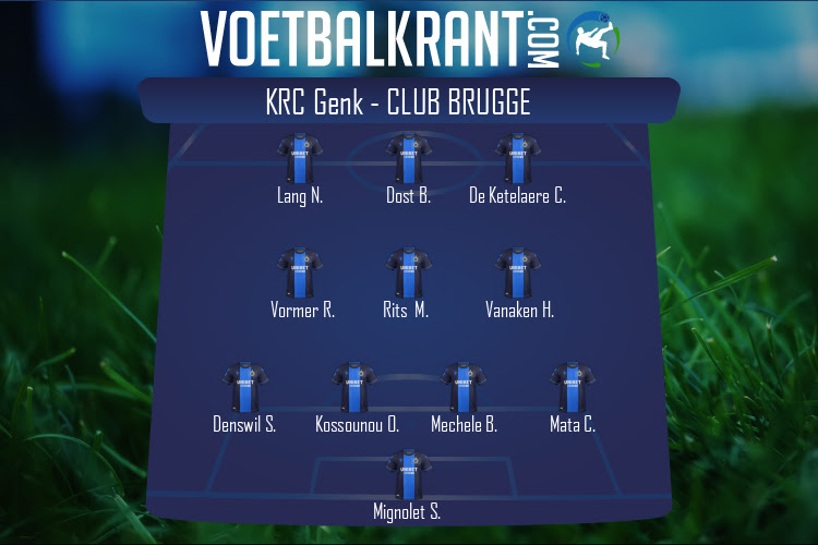 Opstelling Club Brugge | KRC Genk - Club Brugge (07/05/2021)