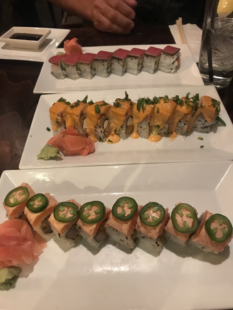 Gluten-Free Sushi at Koze Teppan Grill