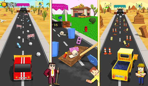 Street Cleaner - Garbage Collector Game