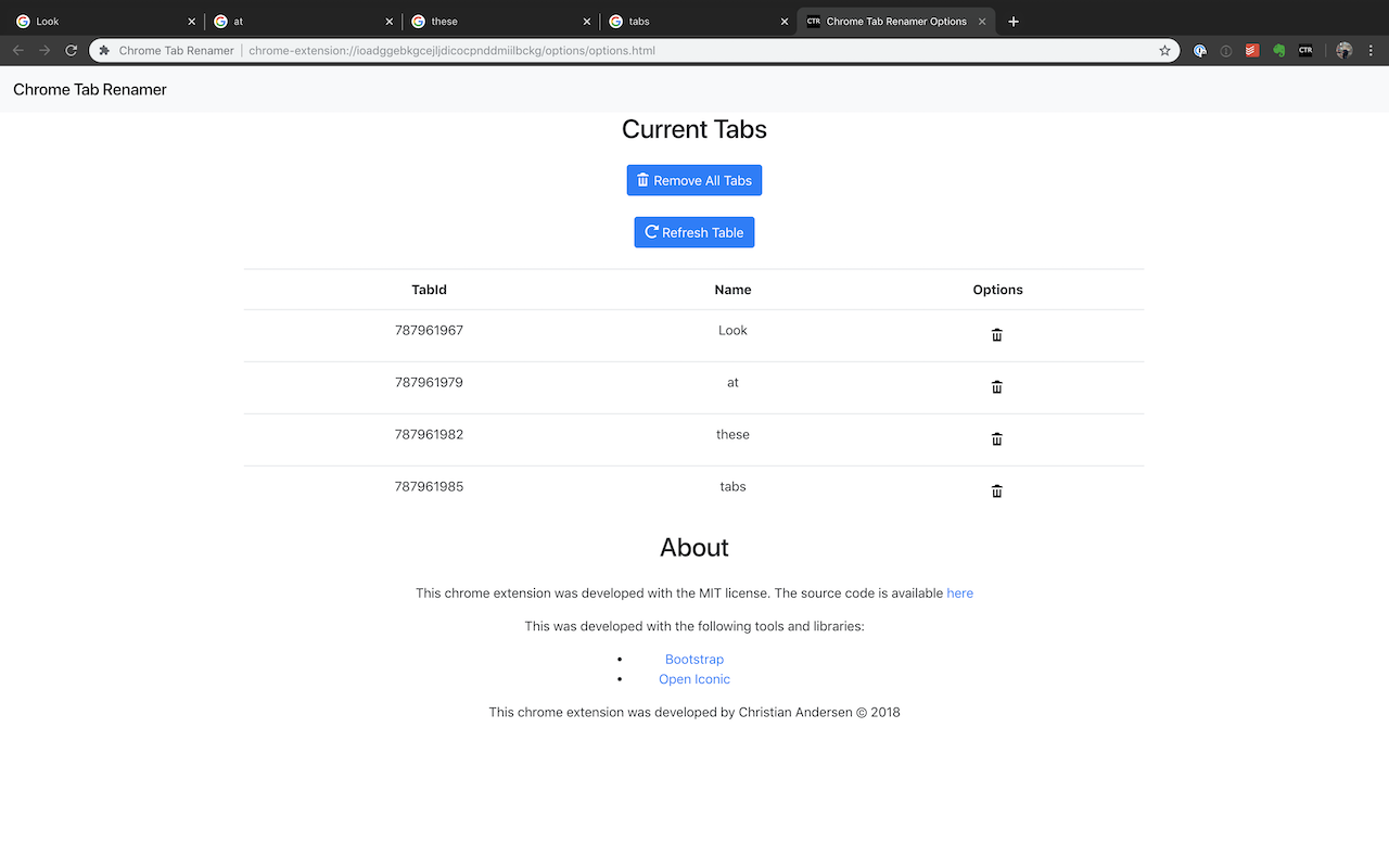 Chrome Tab Renamer Preview image 0