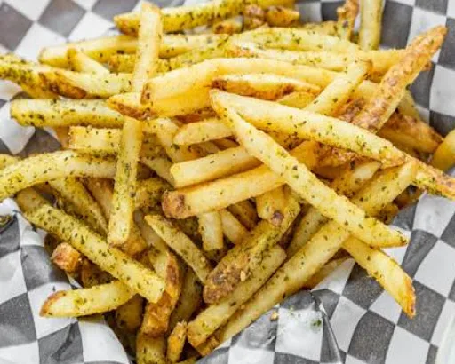 Zaatar French Fries With Cheese Sauce