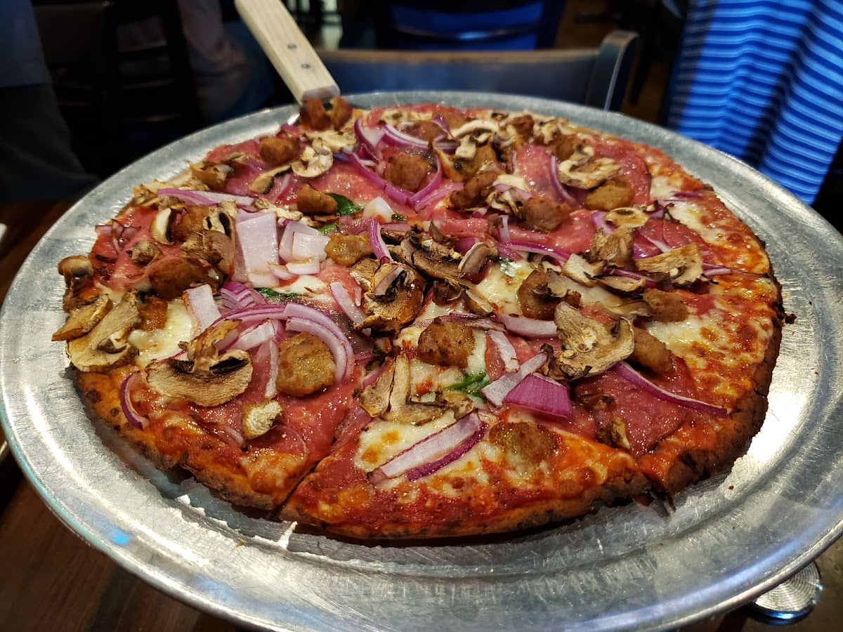 Gluten-Free Pizza at Tony Pepperoni