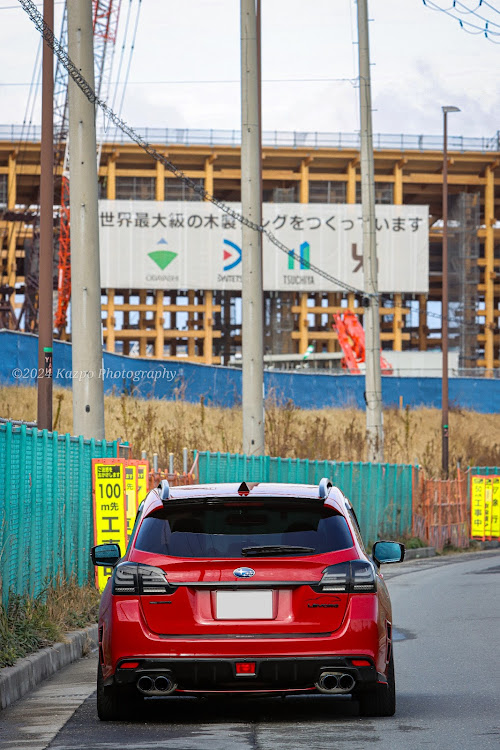 レヴォーグの一眼レフ撮影・赤はいいぞ・大阪・リフレクションに関するカスタム事例の投稿画像8枚目