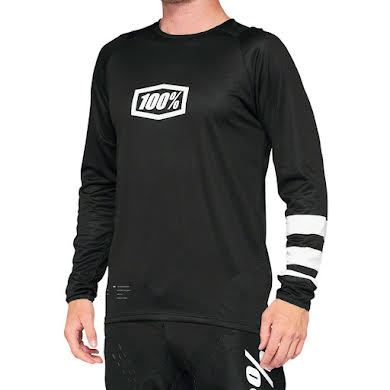 100% R-Core Long Sleeve Jersey - Black/White