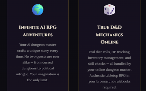 LoreMaster — AI Dungeon Master screenshot 2