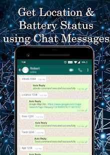 Track My Phone using Chat Messages Screenshot