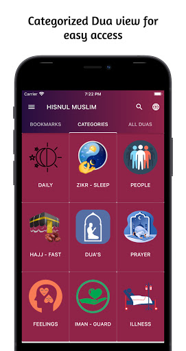 Screenshot Hisnul Muslim