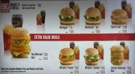McDonald's menu 1