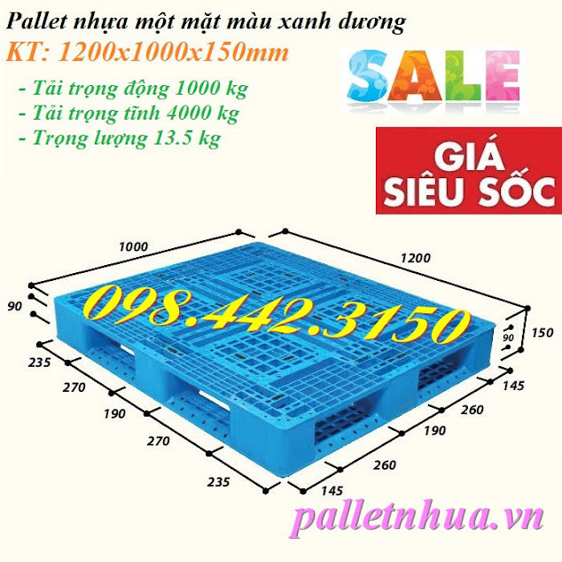 Thanh lý pallet nhựa