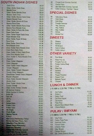 Geeta Bhavan menu 1