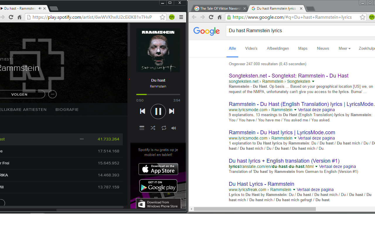 Spotify lyrics searcher Preview image 1