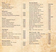 Nandhana Palace menu 3