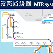 Hong Kong Metro Map  Icon