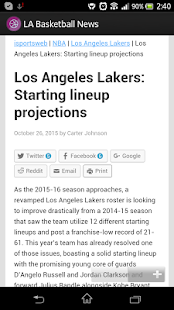 LA Basketball News Screenshots 15