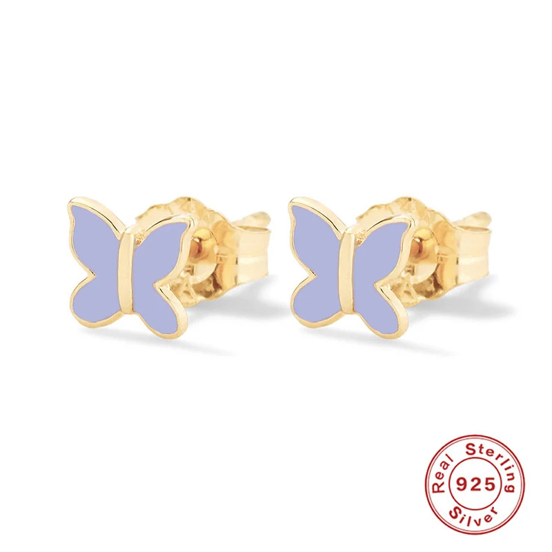 Brincos Mini Coloridos Esmaltados com Laço Estilo INS. Acessório feminino charmoso e moderno. Adicione um toque de cor e elegância ao seu visual diário.