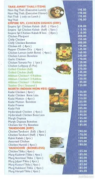 Empire Restaurant menu 7