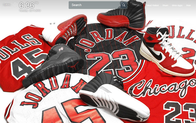 Jordan Wallpapers Theme New Tab