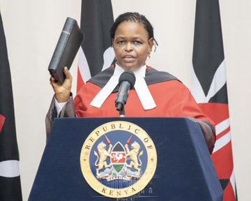 Justice Martha Koome takes oath of office as CJ on May 21, 2021