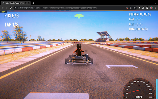 Juego de simulador de carreras de kart desbloqueado