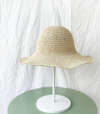 Chapéu protetor solar de verão para mulheres com chapéus de palha dobráveis, chapéu legal para férias e praia