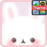 Fluffy bunny 카카오톡 테마 Apk