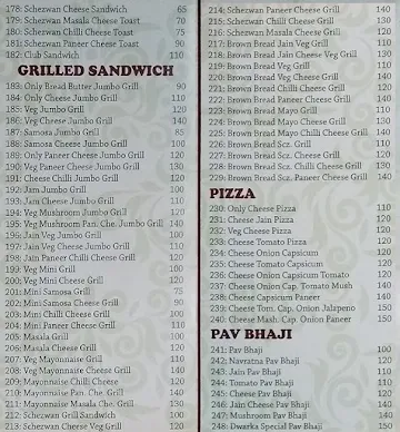 Dwarka Snacks Corner menu 