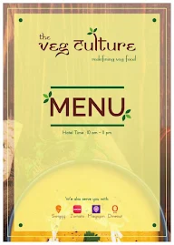 The Veg Culture menu 1