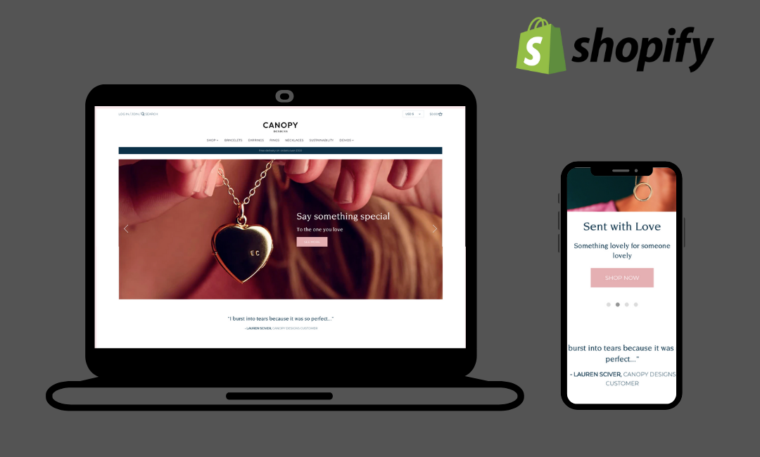 Shopify themes for jewelry stores