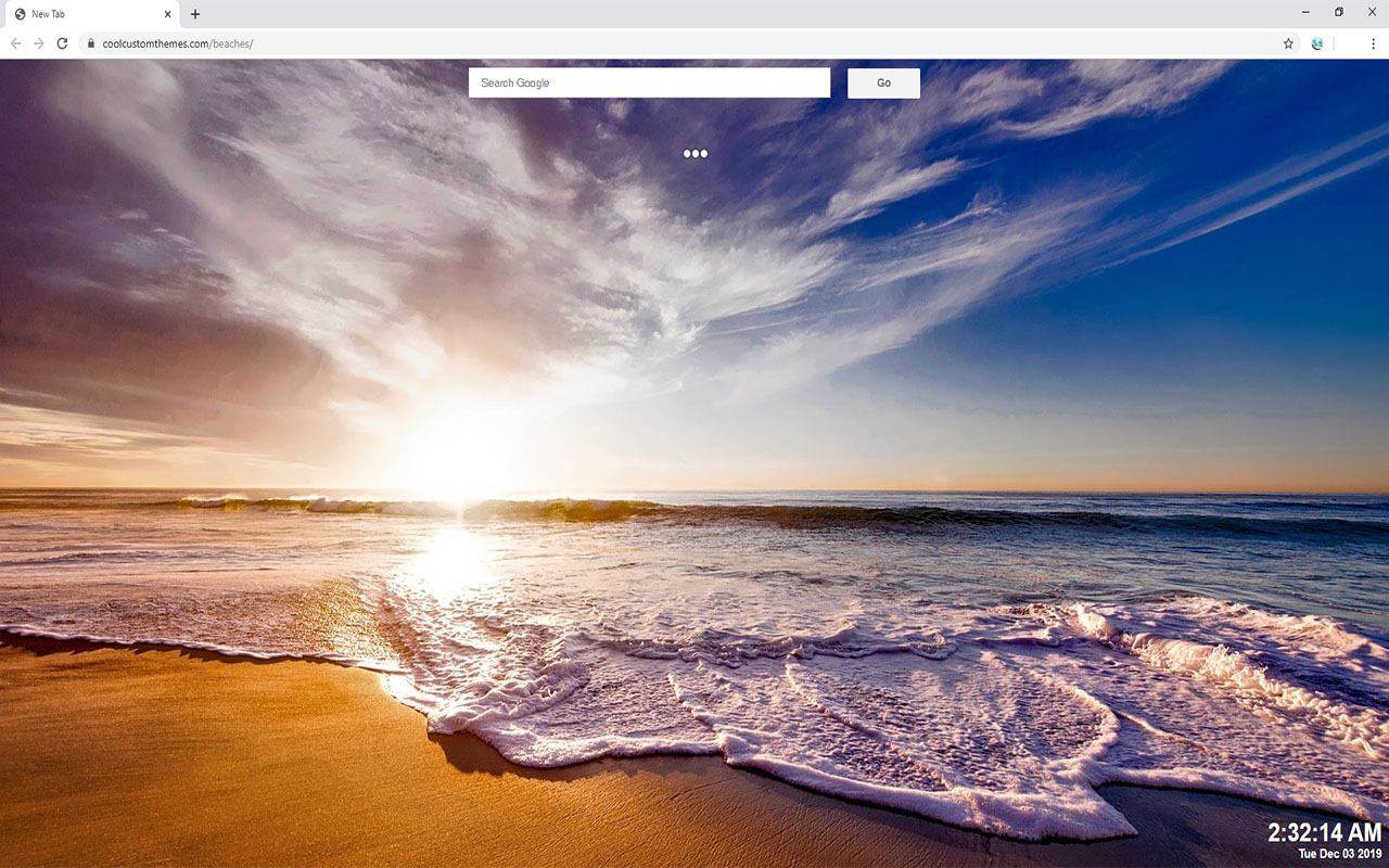 Beaches Background Tab Theme Preview image 1