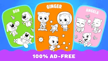 Talking Ginger Coloring APK for Android Download