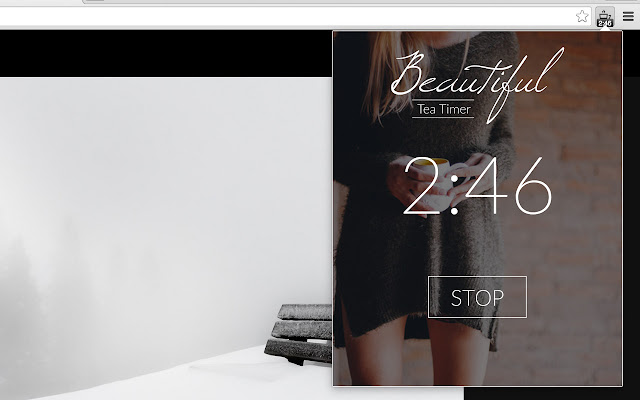 Beautiful Tea Timer chrome extension