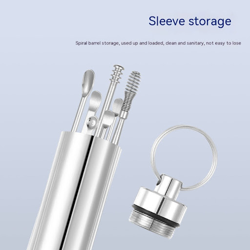 Title 6, Fashion Stainless Steel Ear Pick 6-piece Set pr...