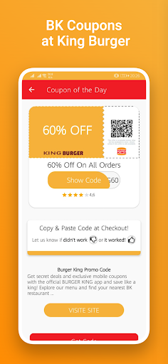 Screenshot coupon king burger - whopper 2