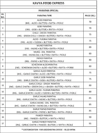 Kavya Food Express menu 3