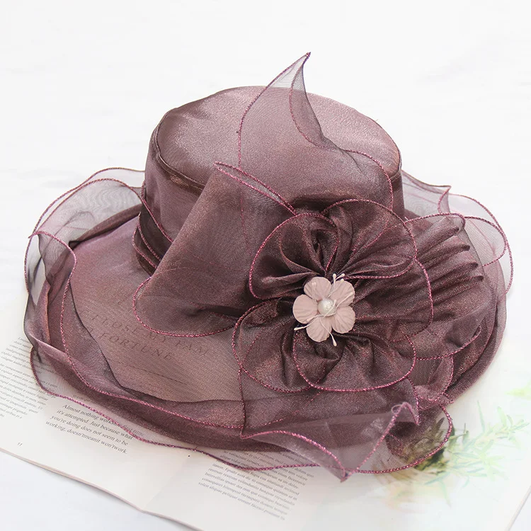 Title 2, Chapeau de soleil pliable à large bord fleuri p...