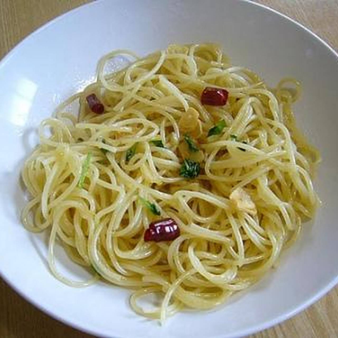 Spaghetti Aglio Olio and Peperoncino