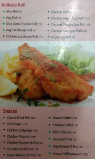 C Sharp Kitchen menu 1