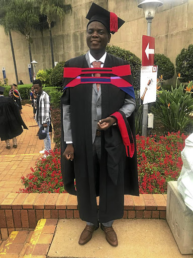 Ronald Lamola has graduated from University of Pretoria./Supplied