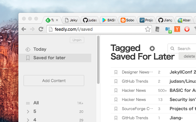 Feedly Star Opener Preview image 0