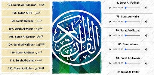 Surat Surat Pendek Al Quran Juz 30 Mp3 Offline Apps On