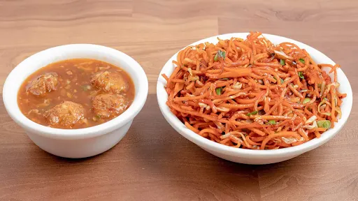 Veg Schezwan Manchurian Noodles