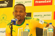 Mamelodi Sundowns Aubrey Ngoma during Absa Premiership 2017/18 Mamelodi Sundowns Press Conference at Chloorkop in Johannesburg South Africa on 17 January 2018.