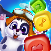 Dog Blast  Cube puzzle rescue game