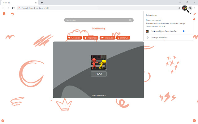 Stickman Fights Online Game New Tab