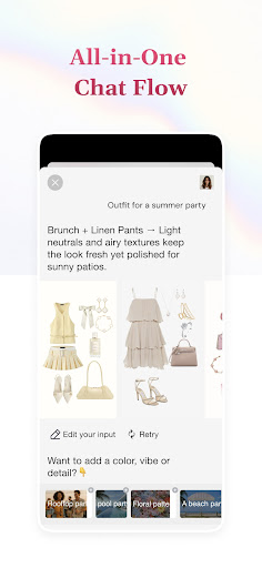 Screenshot Gensmo - Your Fashion AI Agent