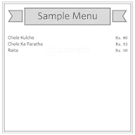 Saini Chole Kulcha menu 2