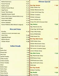 Mini Mahal Delux Restaurant menu 2