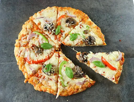 Mushroom Salt And Pepper Pizza