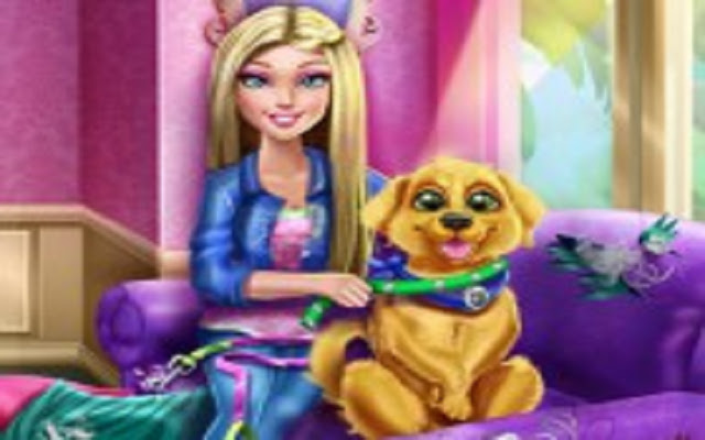 Barbie Puppy Potty Training chrome extension